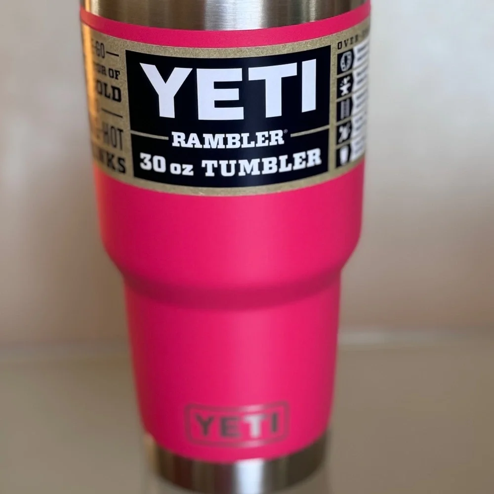 NEW YETI Rambler 30oz Tumbler in rare, limited edition Bimini Pink - Picture 5 of 5